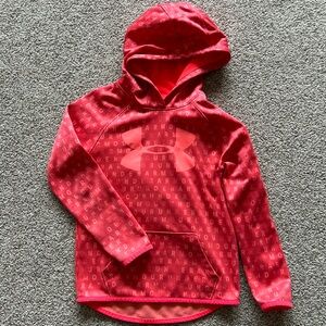 Bright coral UA hoodie